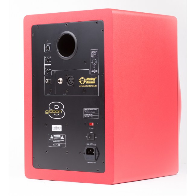 MONKEY BANANA Gibbon 8 RD aktiv 90Watt/8Zoll Studiomonitor (Stück), rot - Bild 2