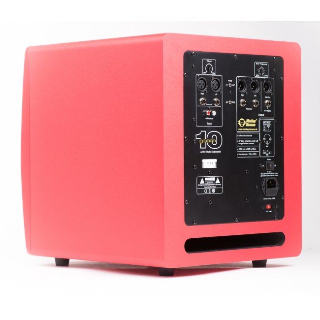 MONKEY BANANA Gibbon 10 RD aktiv 300Watt/10Zoll Studiosubwoofer (Stück), rot