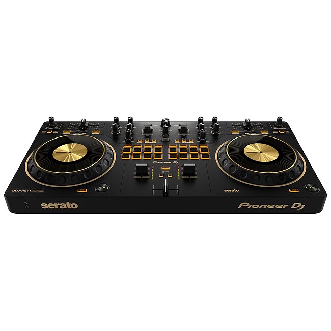 PIONEER DDJ-REV1 DJ-Performance-Controller im Scratch-Stil