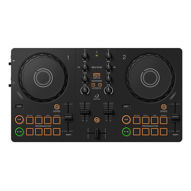 PIONEER AlphaTheta DDJ-FLX2 DJ Controller mit eingebautem Audiointerface - Bild 5