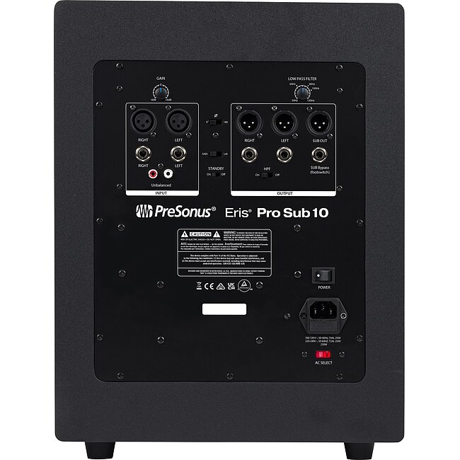 PRESONUS Eris Pro Sub 10 aktiv (Stück) 170W/10Zoll Studio-Subwoofer - Bild 3