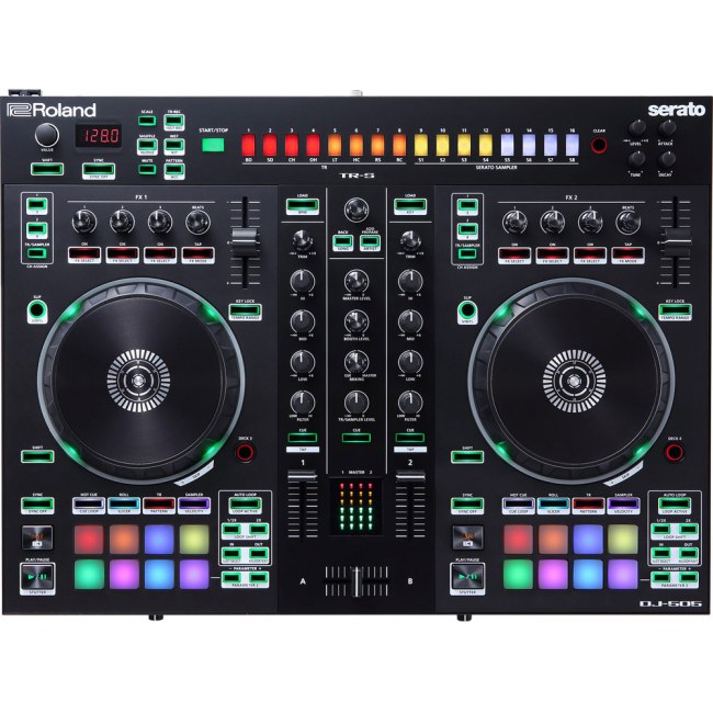 ROLAND DJ-505 USB DJ-Controller inkl. Serato DJ