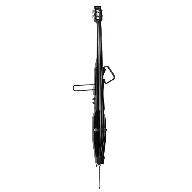 STAGG EDB-3/4 MBK Electric Double Bass E-Kontrabass mit Tasche, metallic schwarz