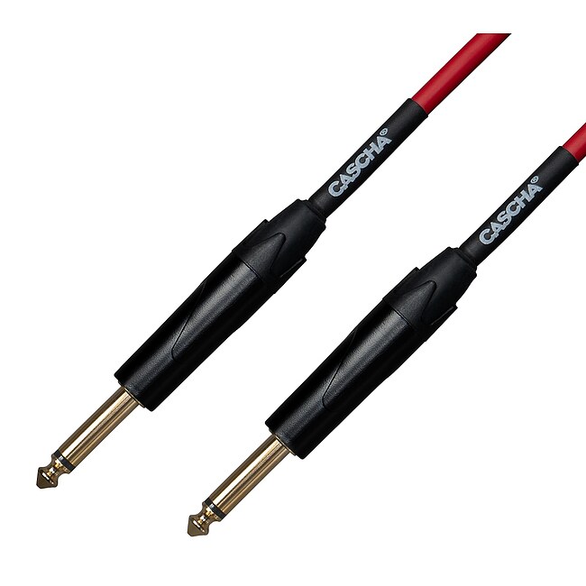 CASCHA CCA-G1RD9 Advanced Line Instrumentenkabel Red Kl-Kl 9m - Bild 3