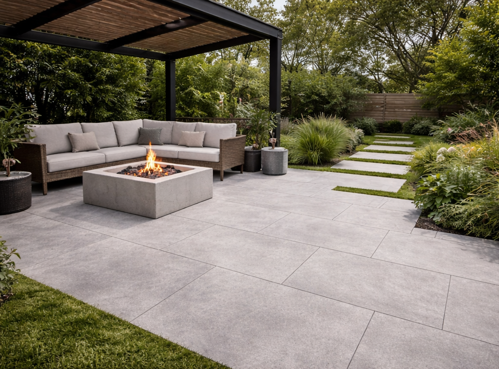 Portland Grey Cemento Porcelain