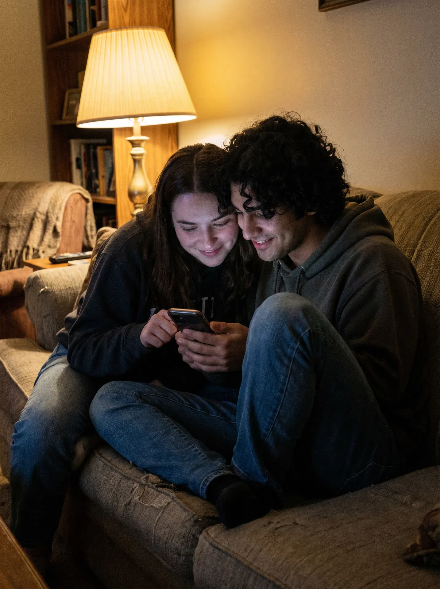 8pm hits and we both look at our phones at the same time now. It's our thing.