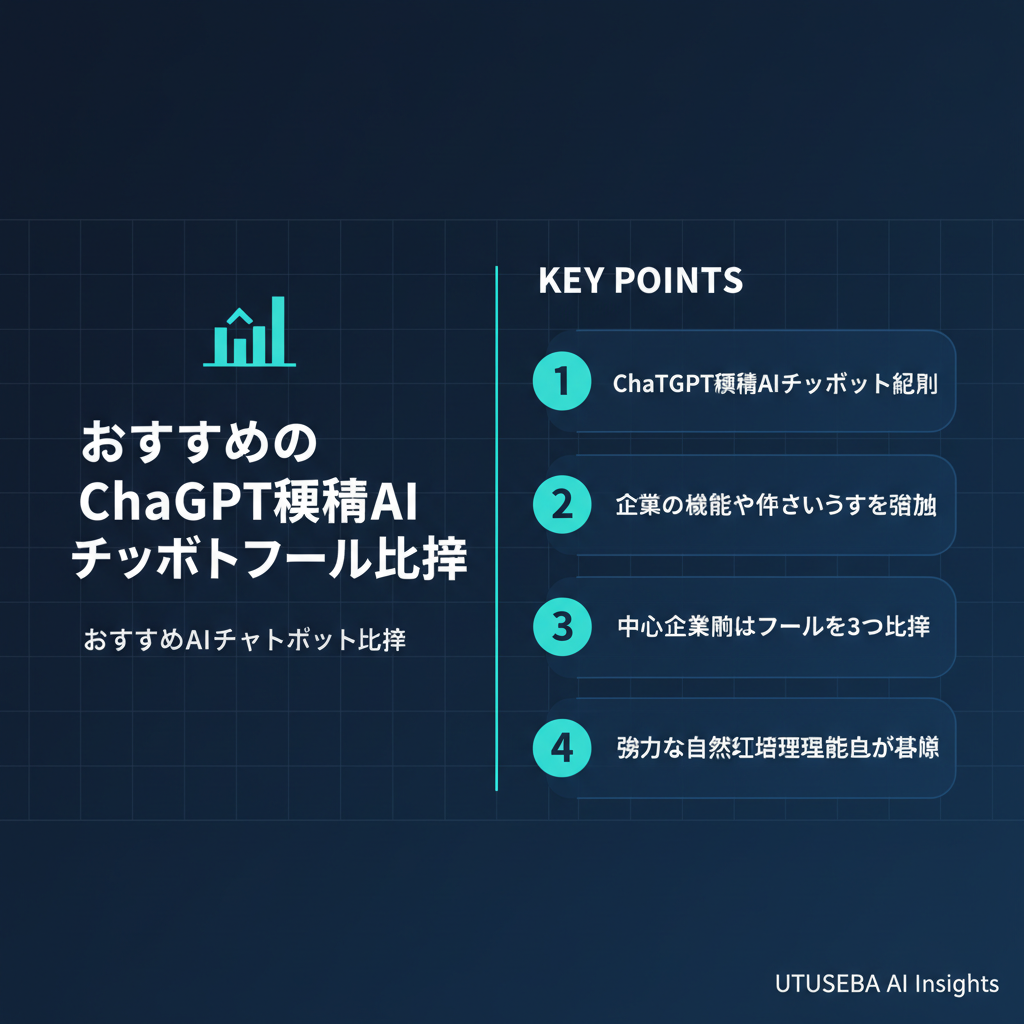 おすすめのChatGPT連携AIチャットボットツール比較 - まとめ