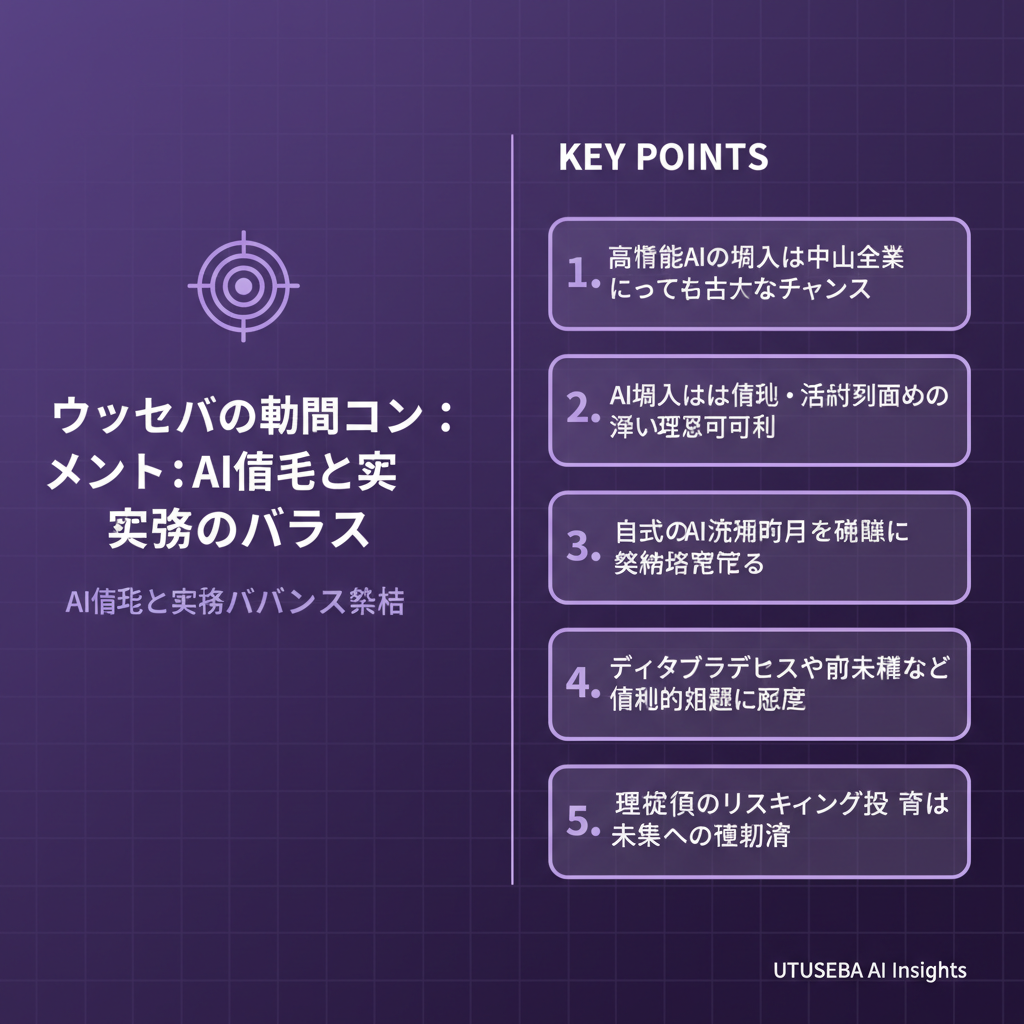 ウツセバの週間コメント:AI倫理と実務のバランス - まとめ