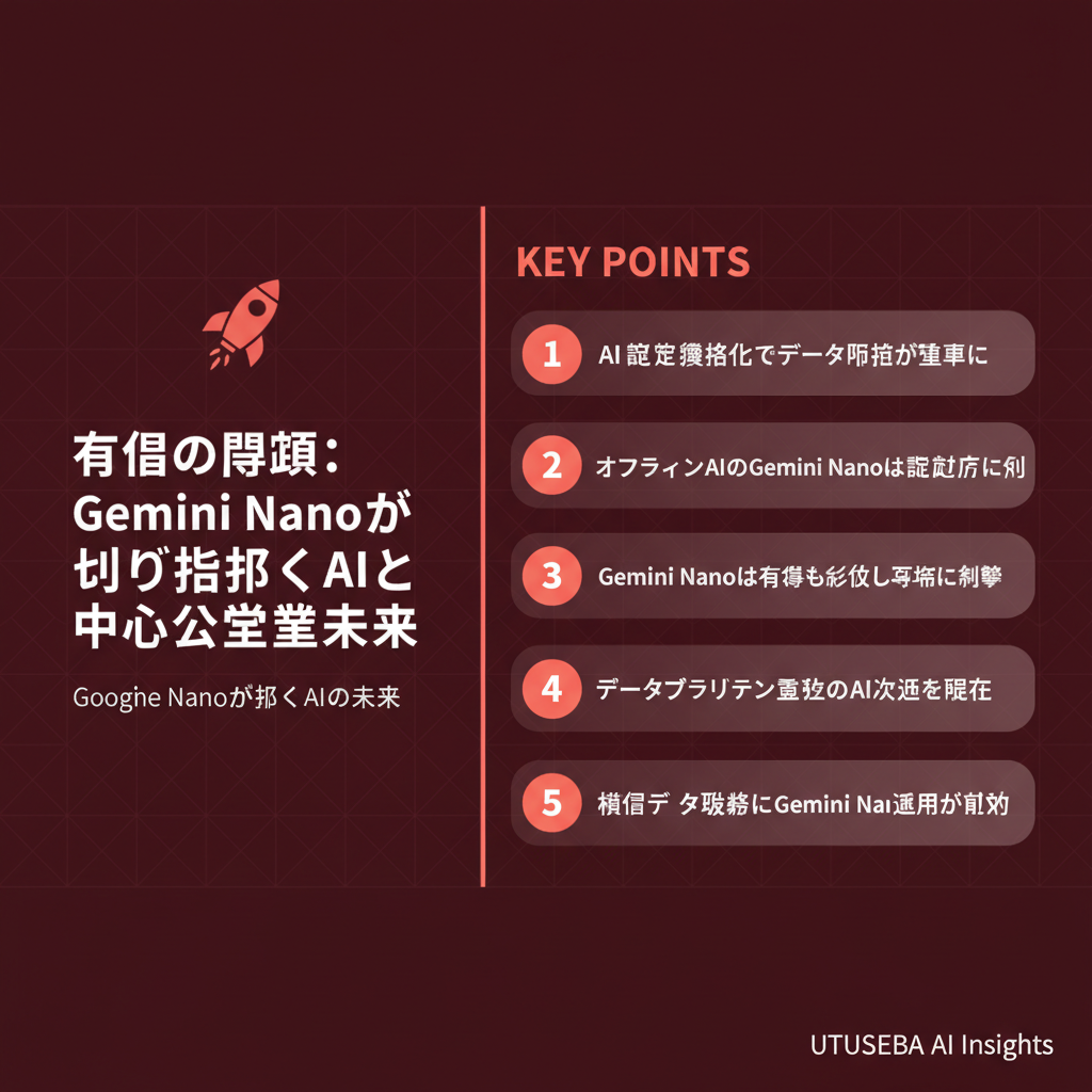 今後の展望:Gemini Nanoが切り拓くAIと中小企業の未来 - まとめ