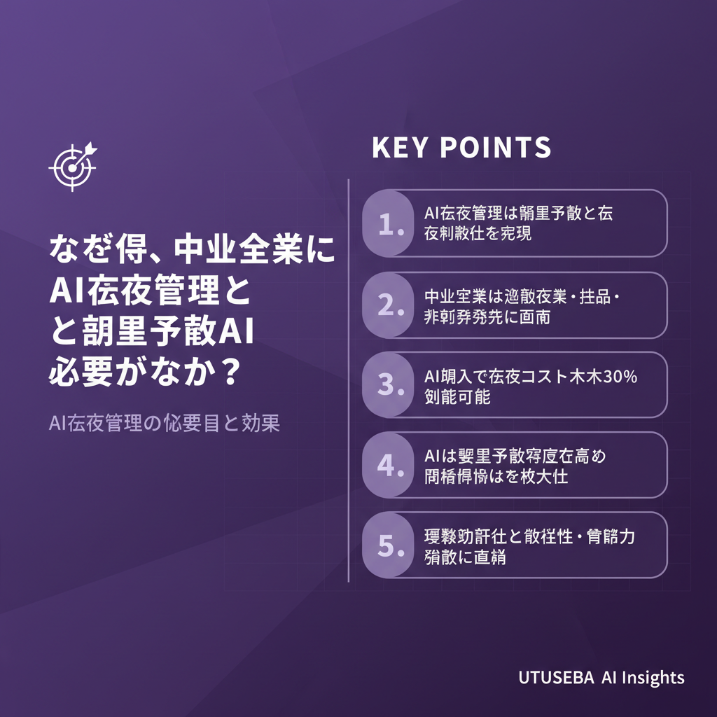 なぜ今、中小企業にAI在庫管理と需要予測AIが必要なのか？ - まとめ
