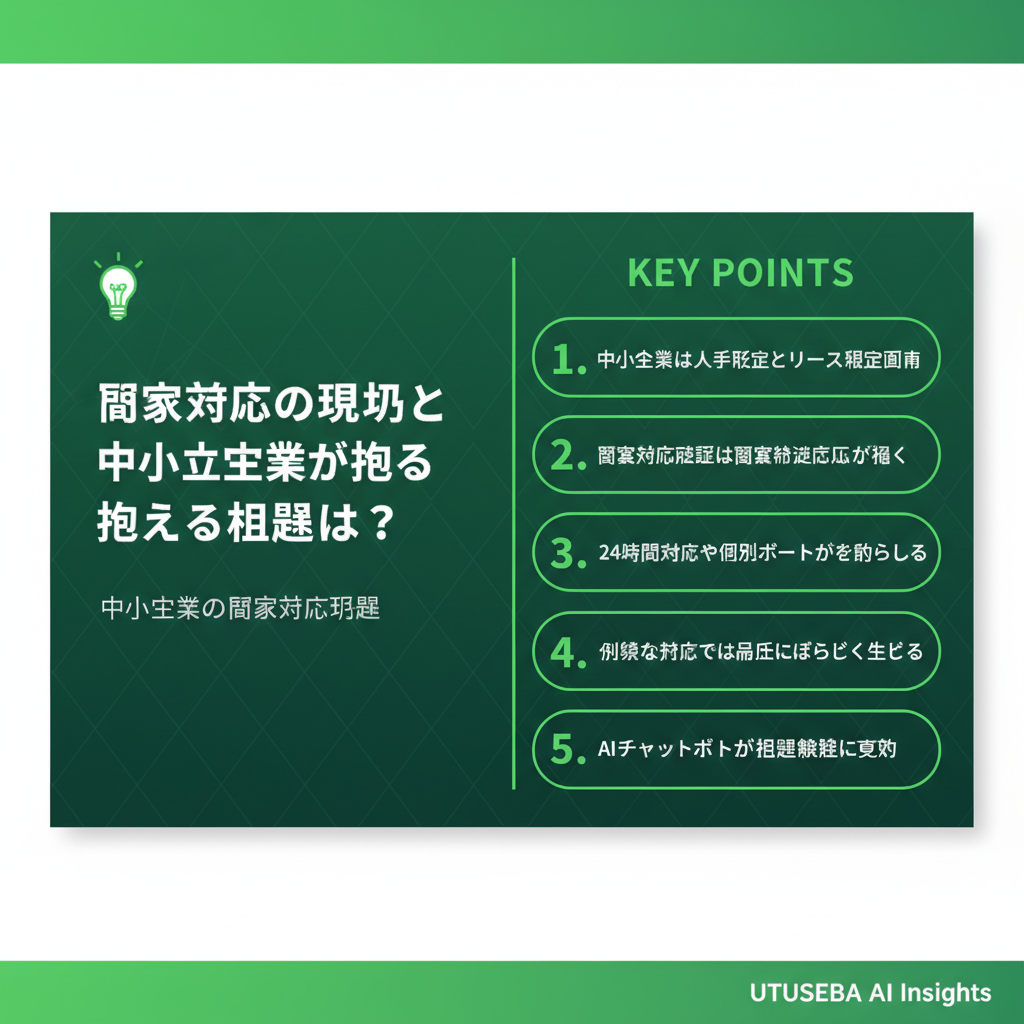 顧客対応の現状と中小企業が抱える課題とは？ - まとめ
