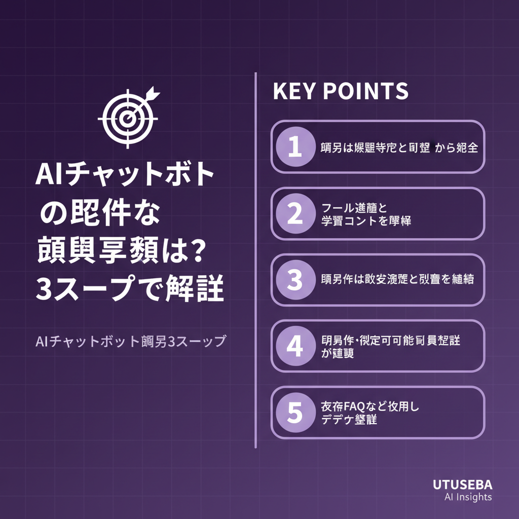 AIチャットボットの具体的な導入手順は？3ステップで解説 - まとめ