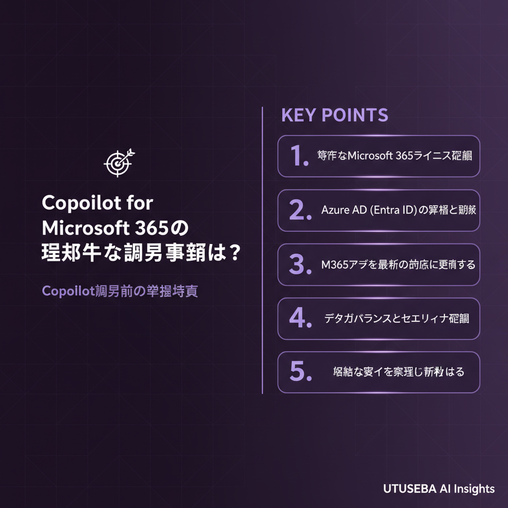 Copilot for Microsoft 365の具体的な導入手順は？ - まとめ