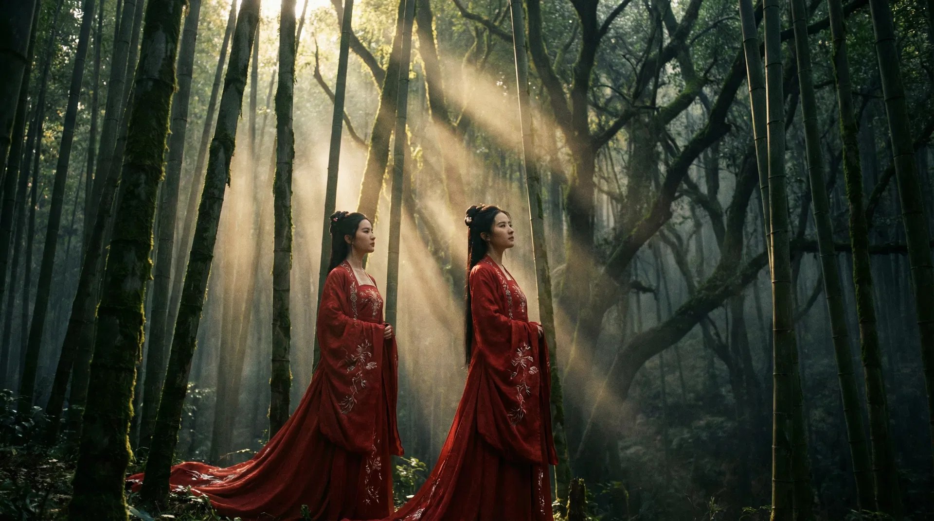 竹林红妆 · 古风汉服