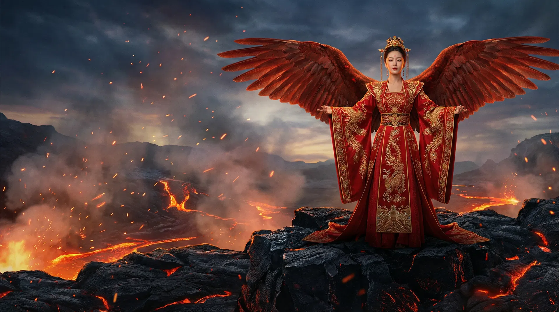 凤凰涅槃 · 火山之翼