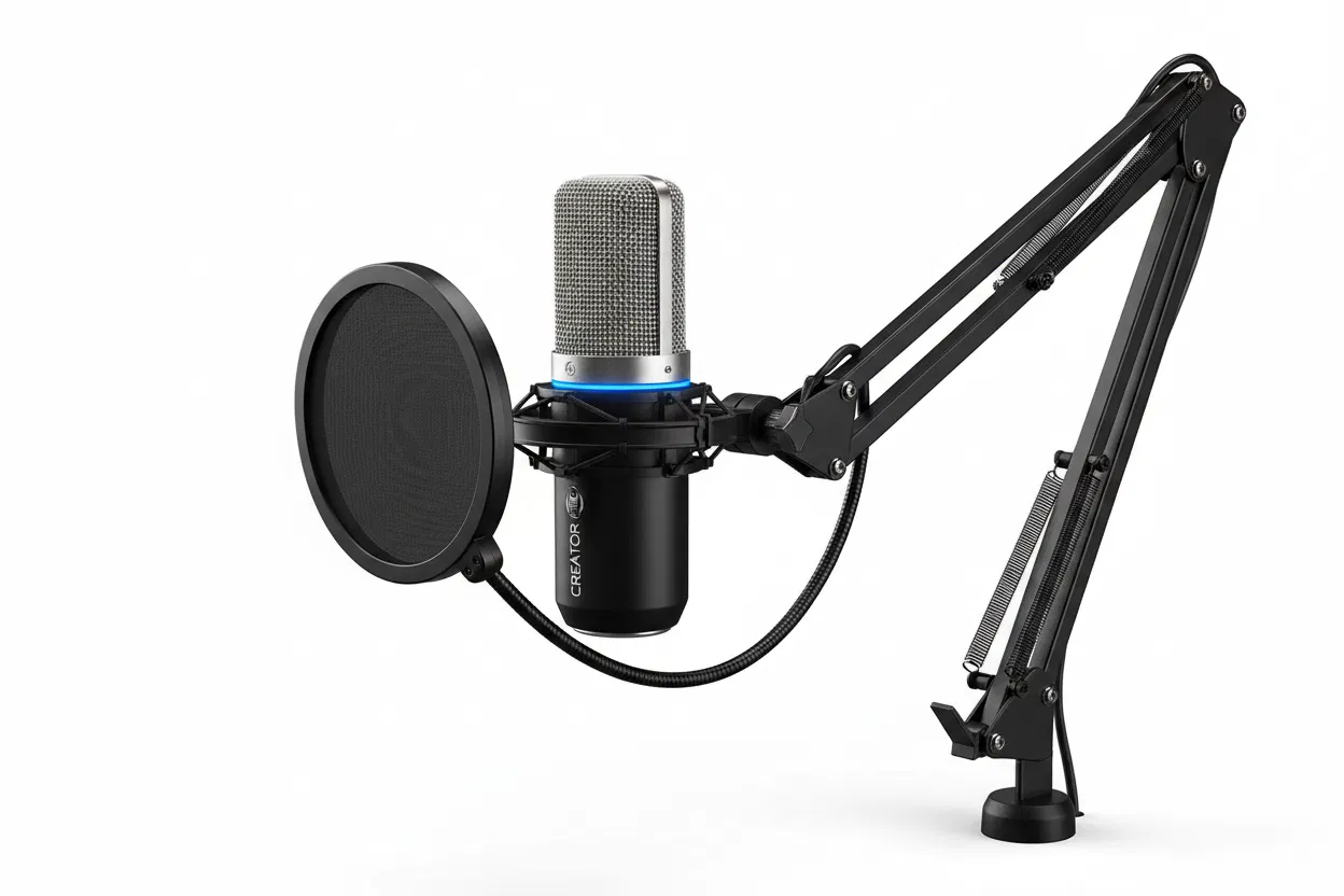 Microfone USB Condenser: Qualidade de Estúdio em Casa