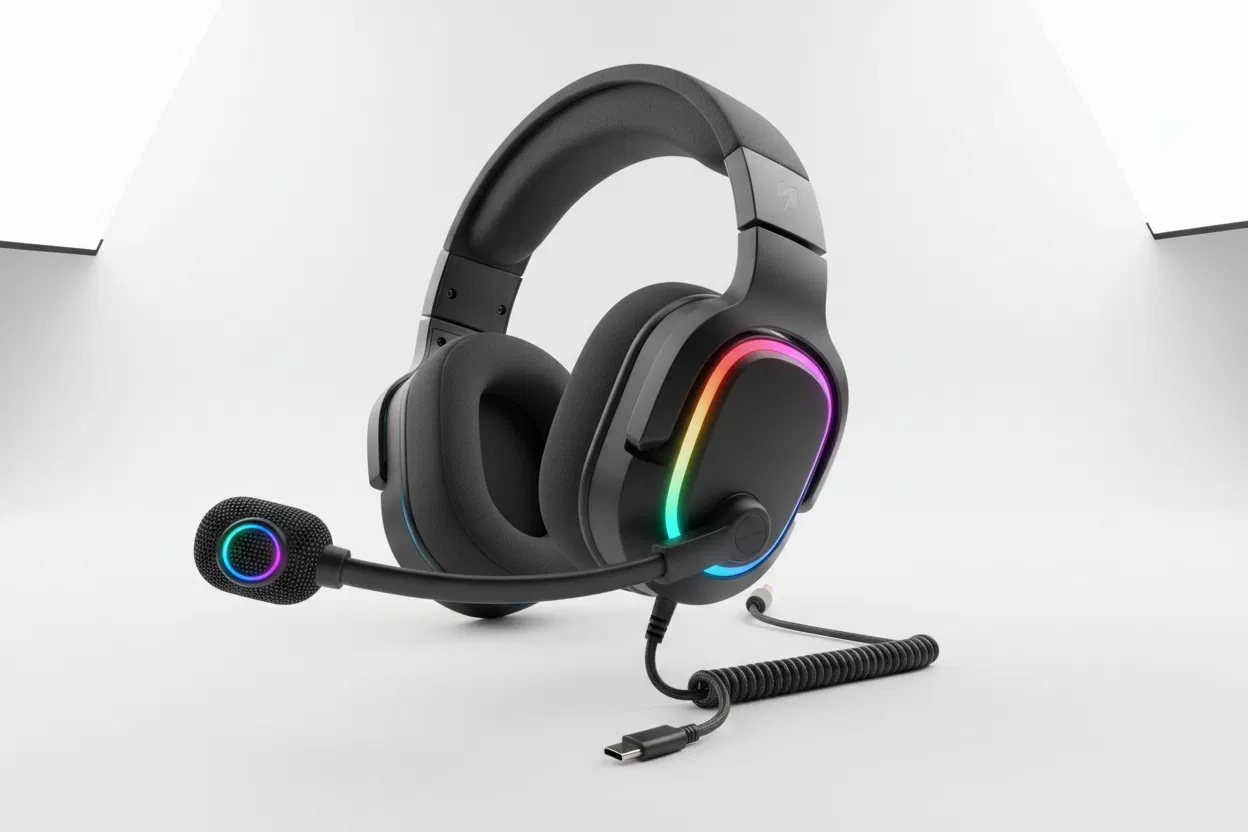 Headset Gamer com Microfone: Streaming Confortável