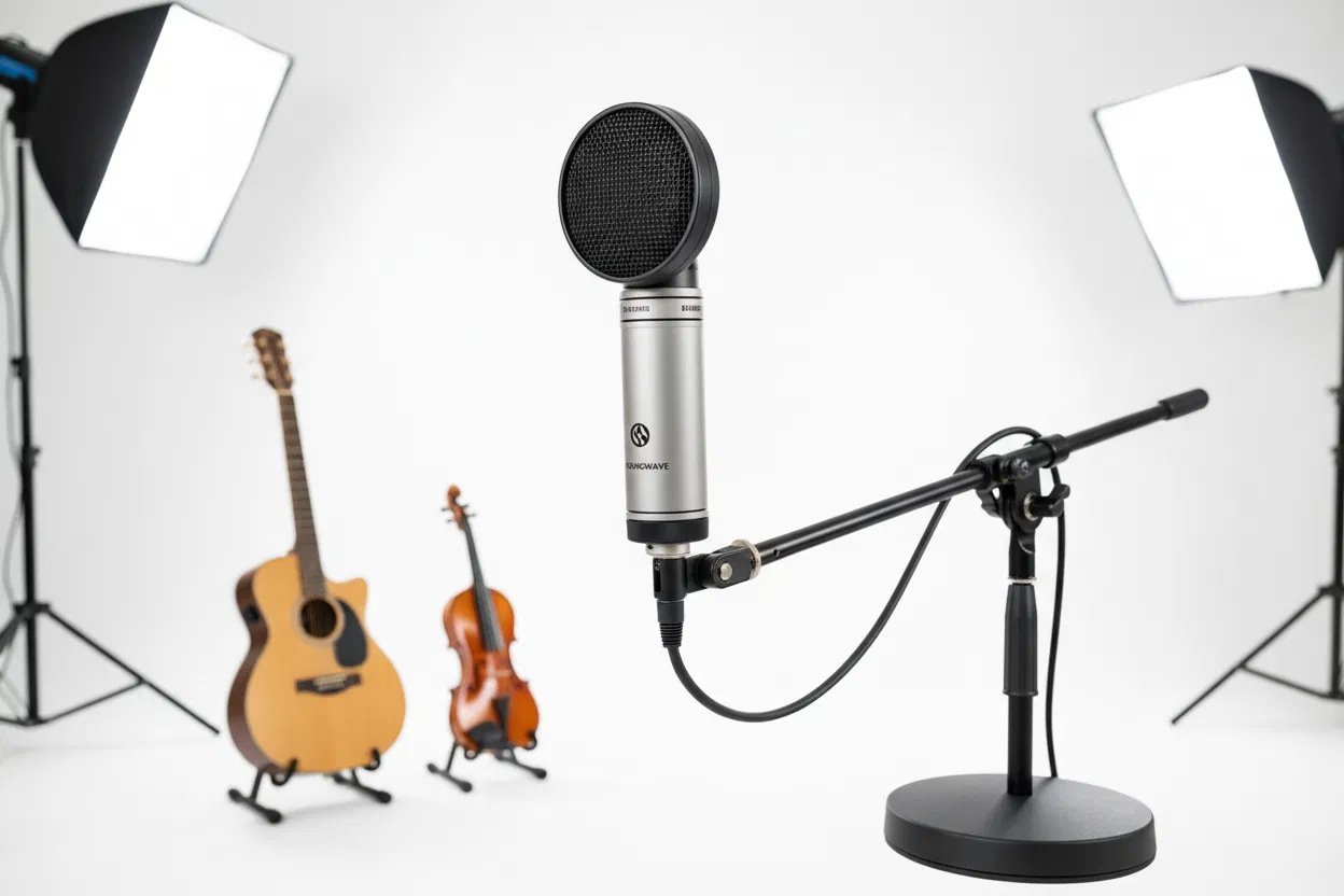 Microfone para Instrumentos Acústicos: Captura Fiel