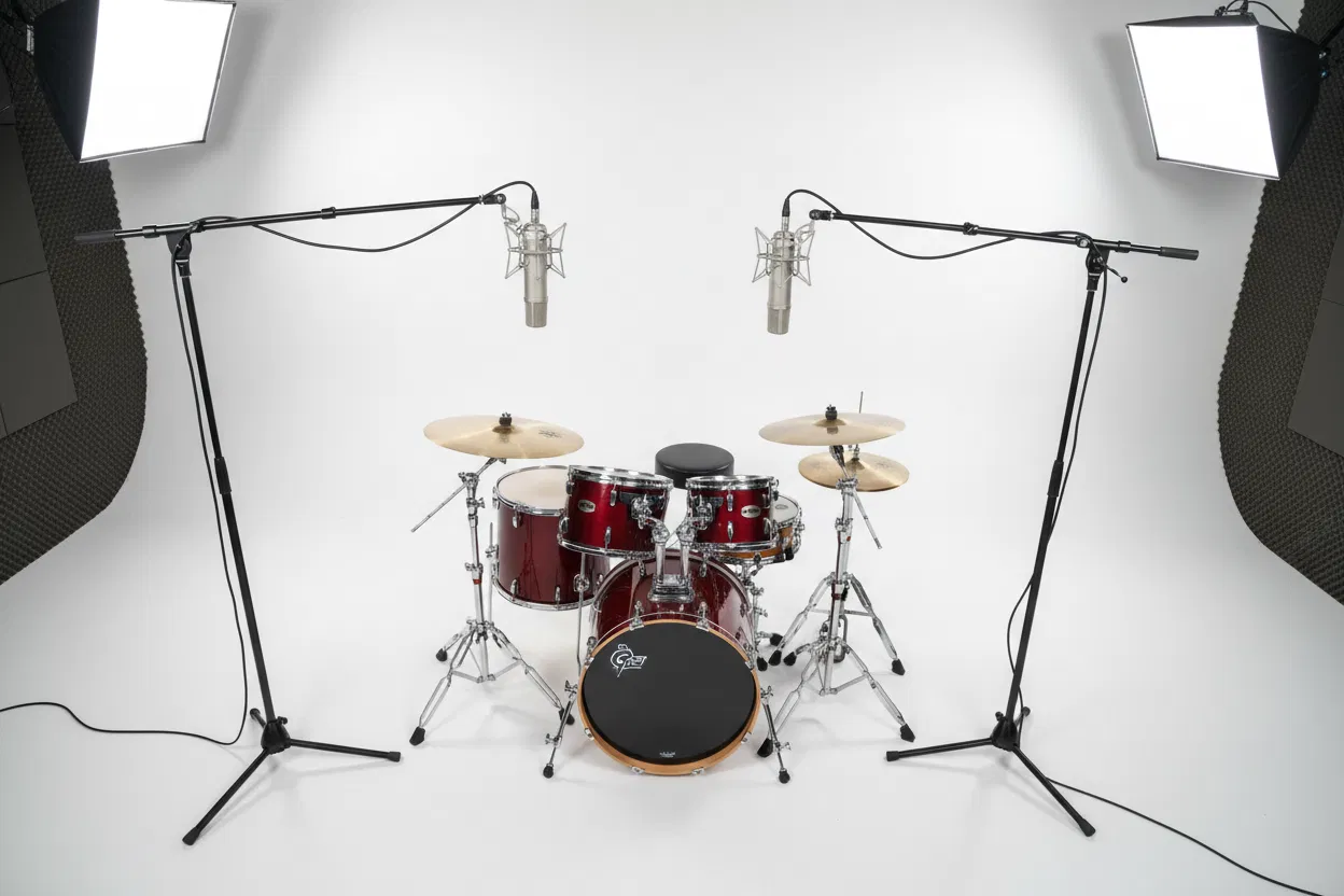 Microfones Overhead para Bateria: Visão Geral