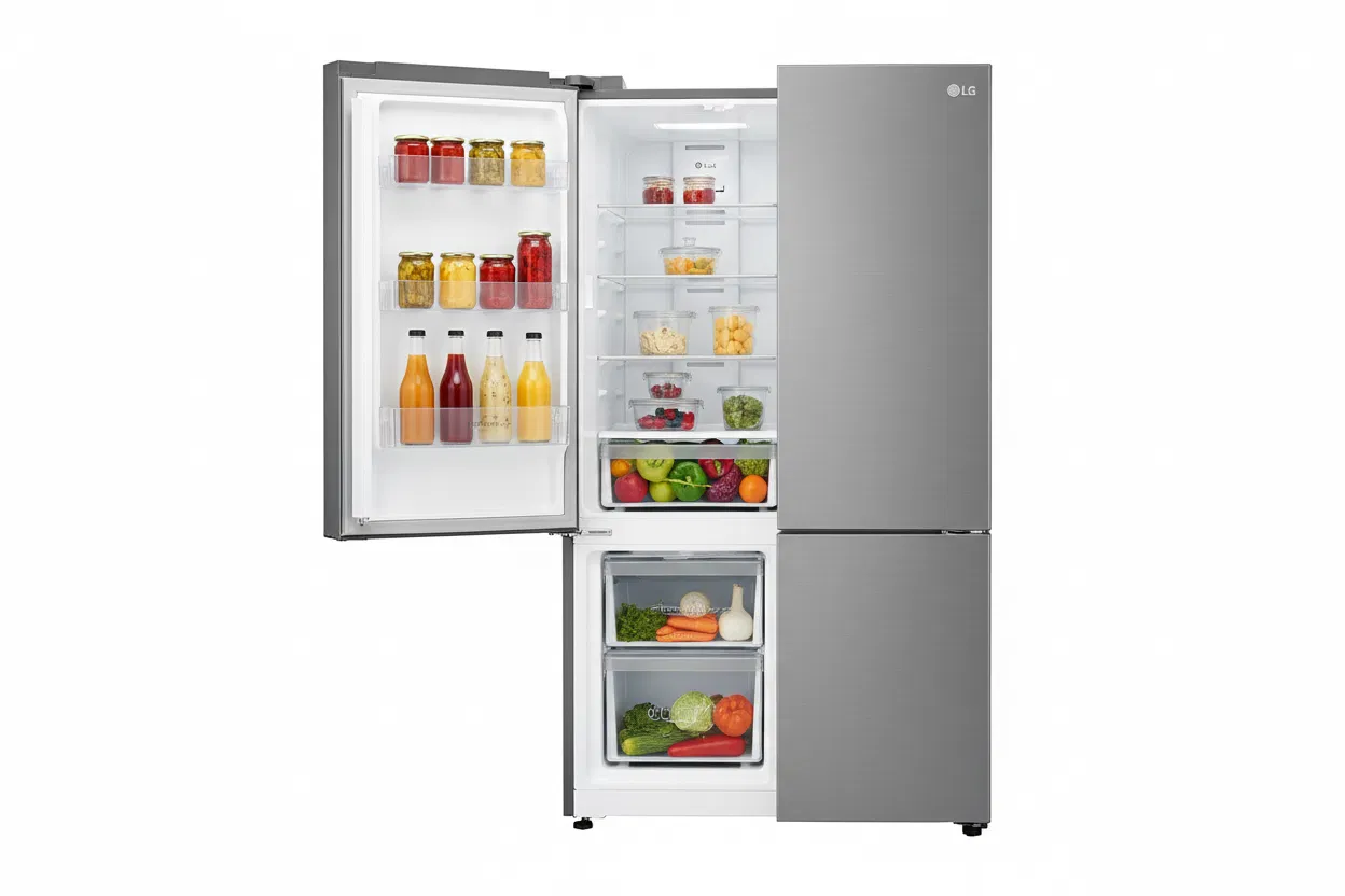 LG Geladeira Frost Free 400L: Espaço e Eficiência