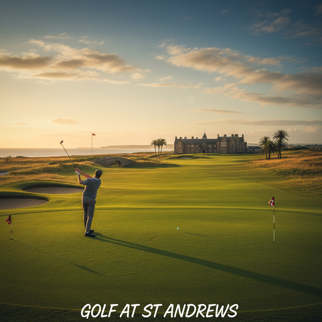 ⛳️苏格兰高尔夫朝圣之路：圣安德鲁斯，不止是球场，更是历史！