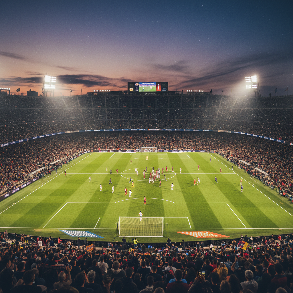 💙❤️ 诺坎普！巴萨主场朝圣攻略，梅西的传奇之地！🏟️