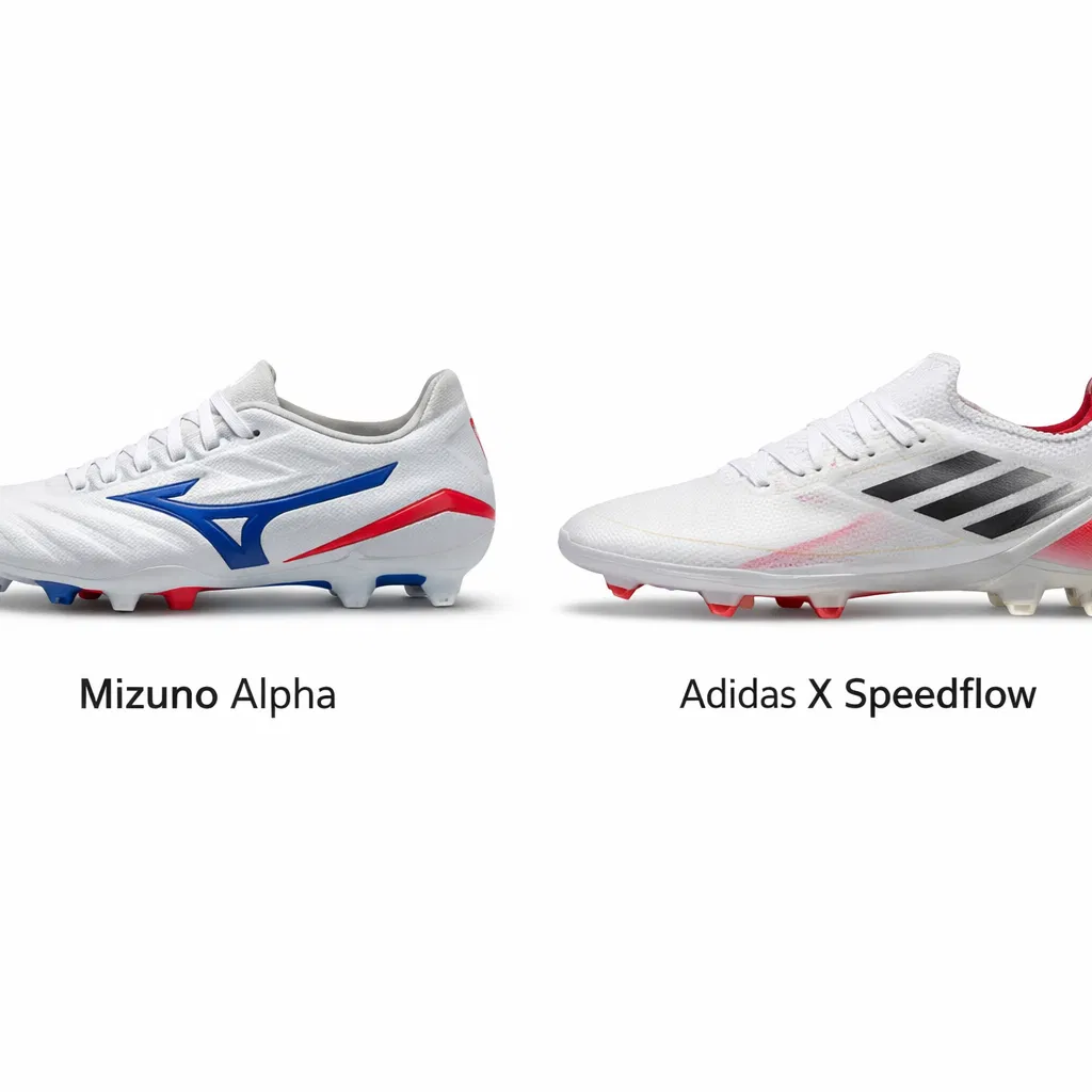 Mizuno Alpha vs Adidas X Speedflow
