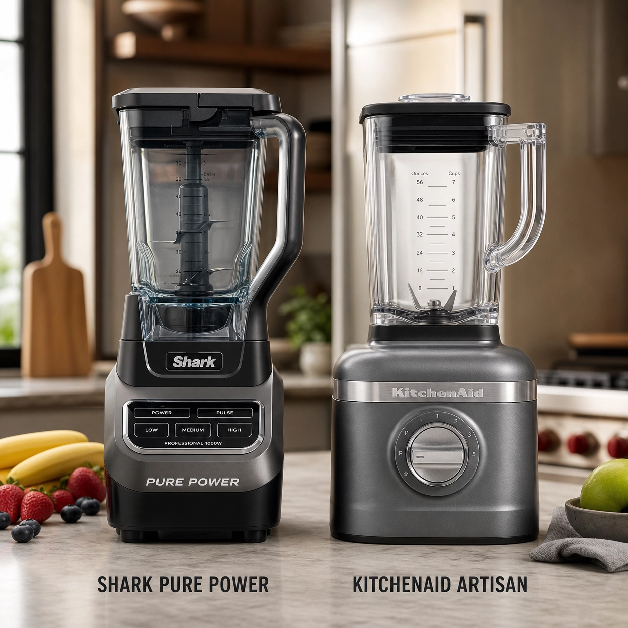 Liquidificador Premium - Shark vs KitchenAid