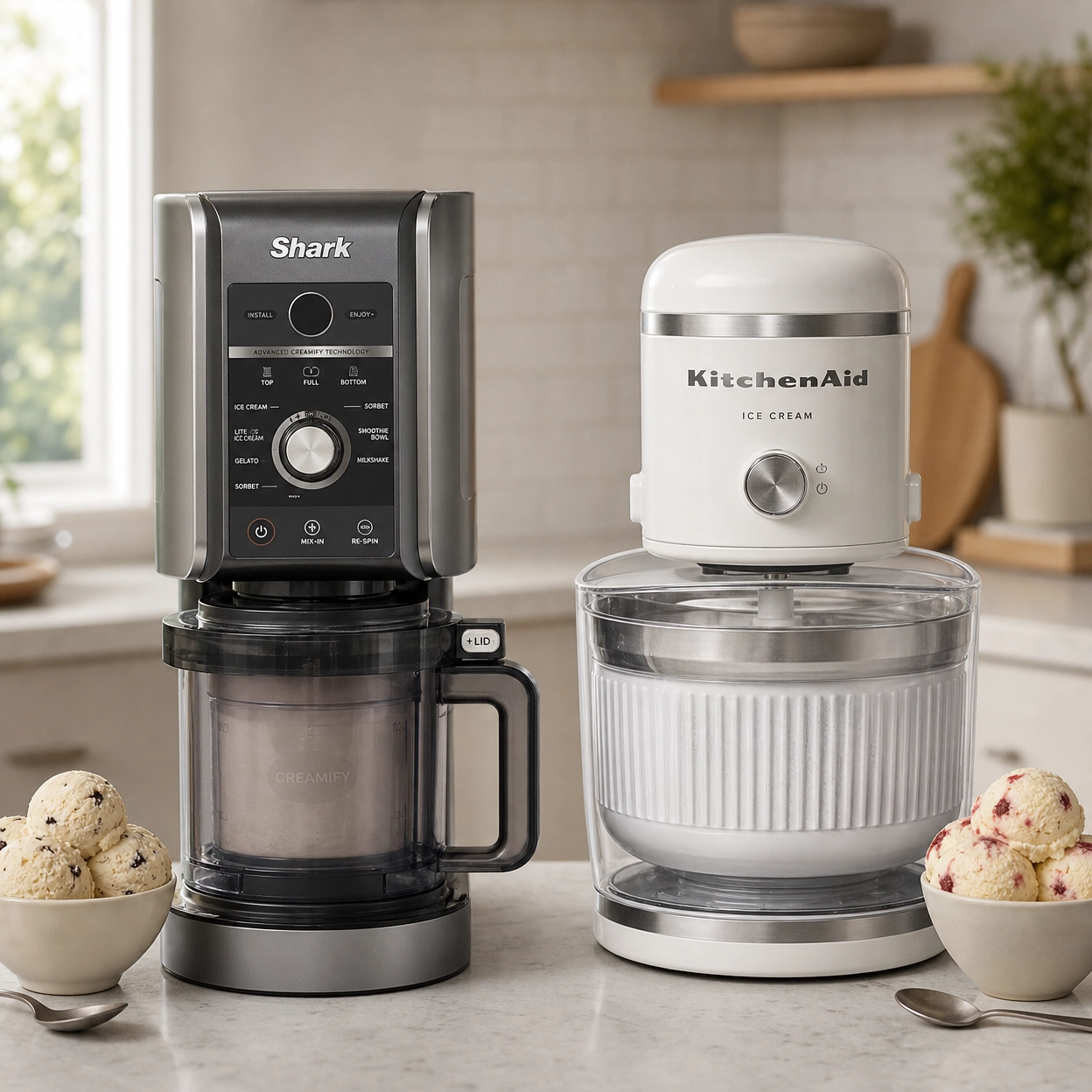 Sorveteira Automática - Shark vs KitchenAid