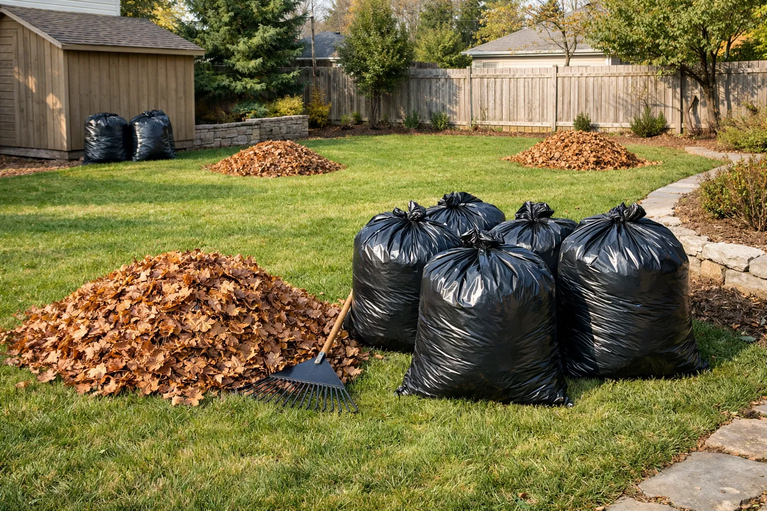 Leaf Removal & Bagging
