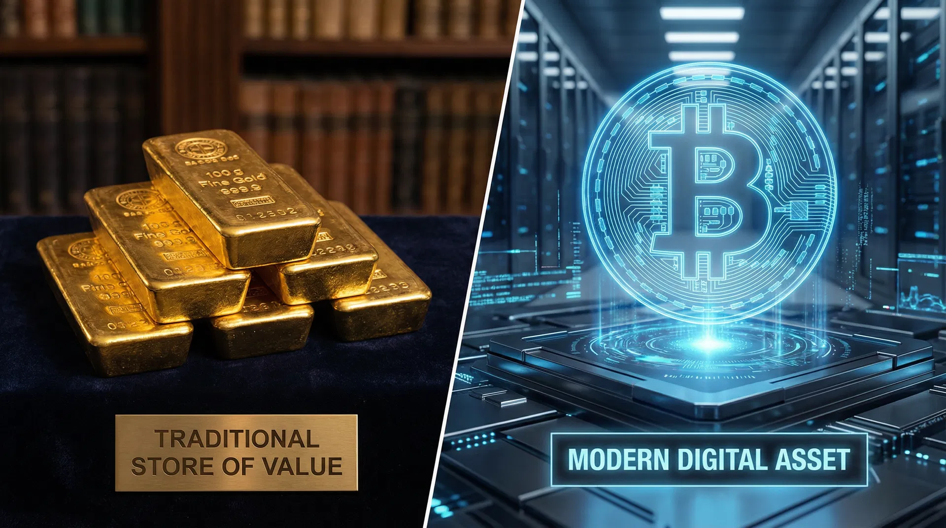 Why Gold and Silver Are Showing Strength as Bitcoin Faces a Sharp Pullback