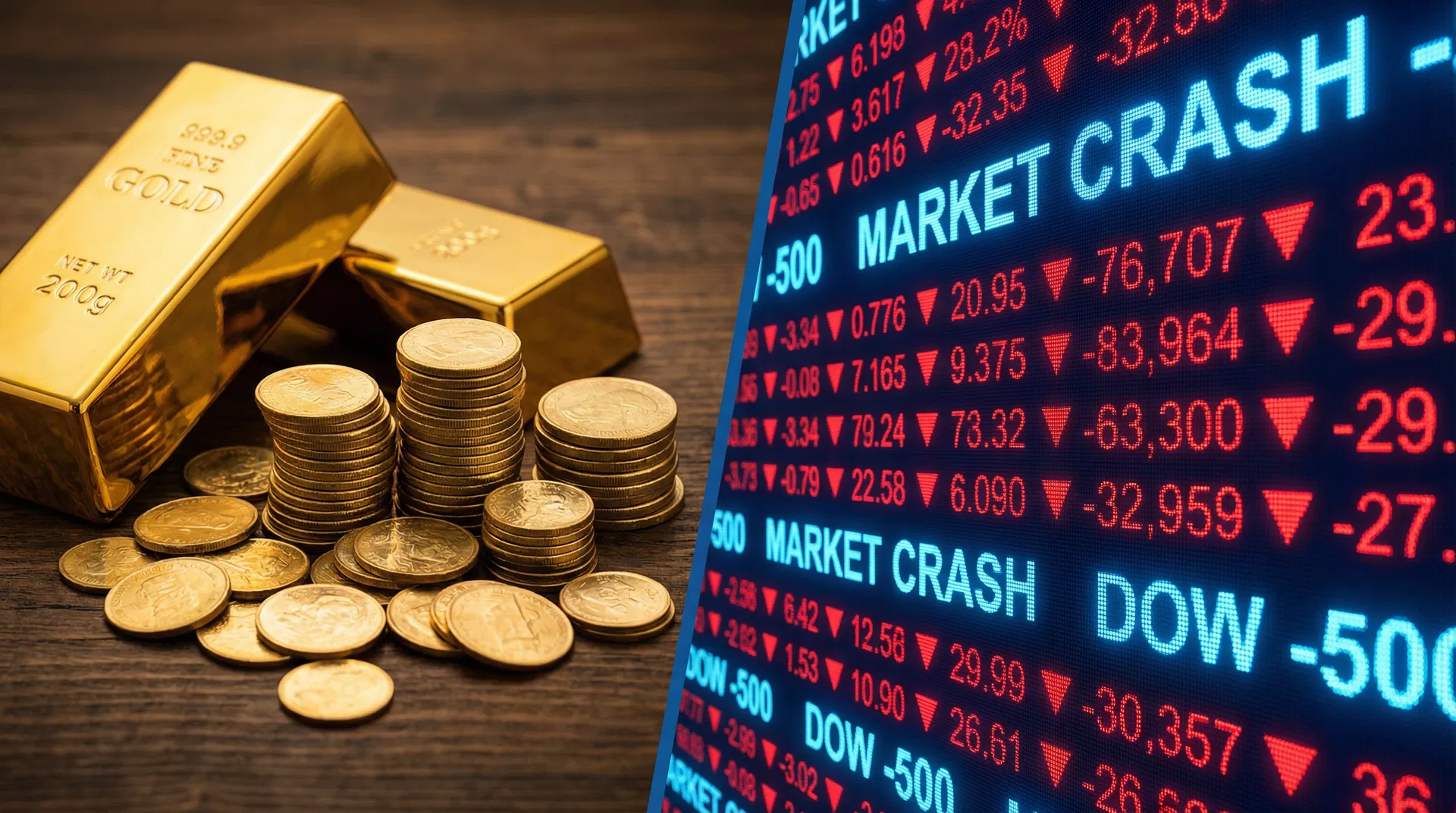 Gold vs. Stocks in a Recession