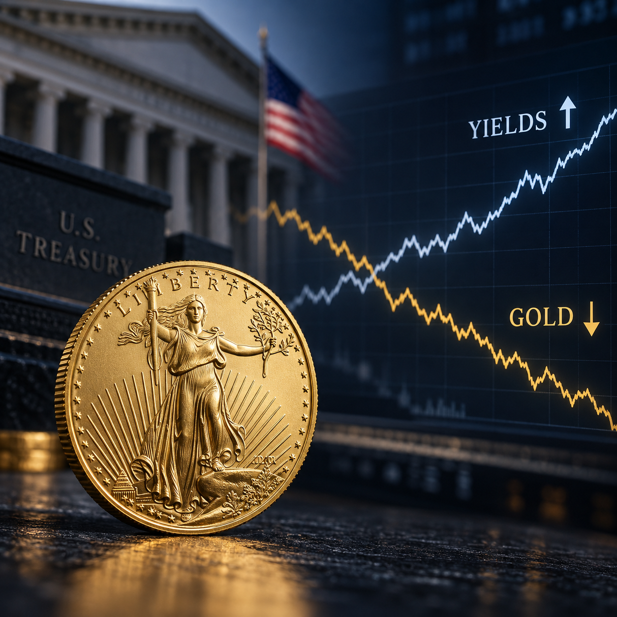 U.S. Yields and Gold: The Inverse Relationship Explained