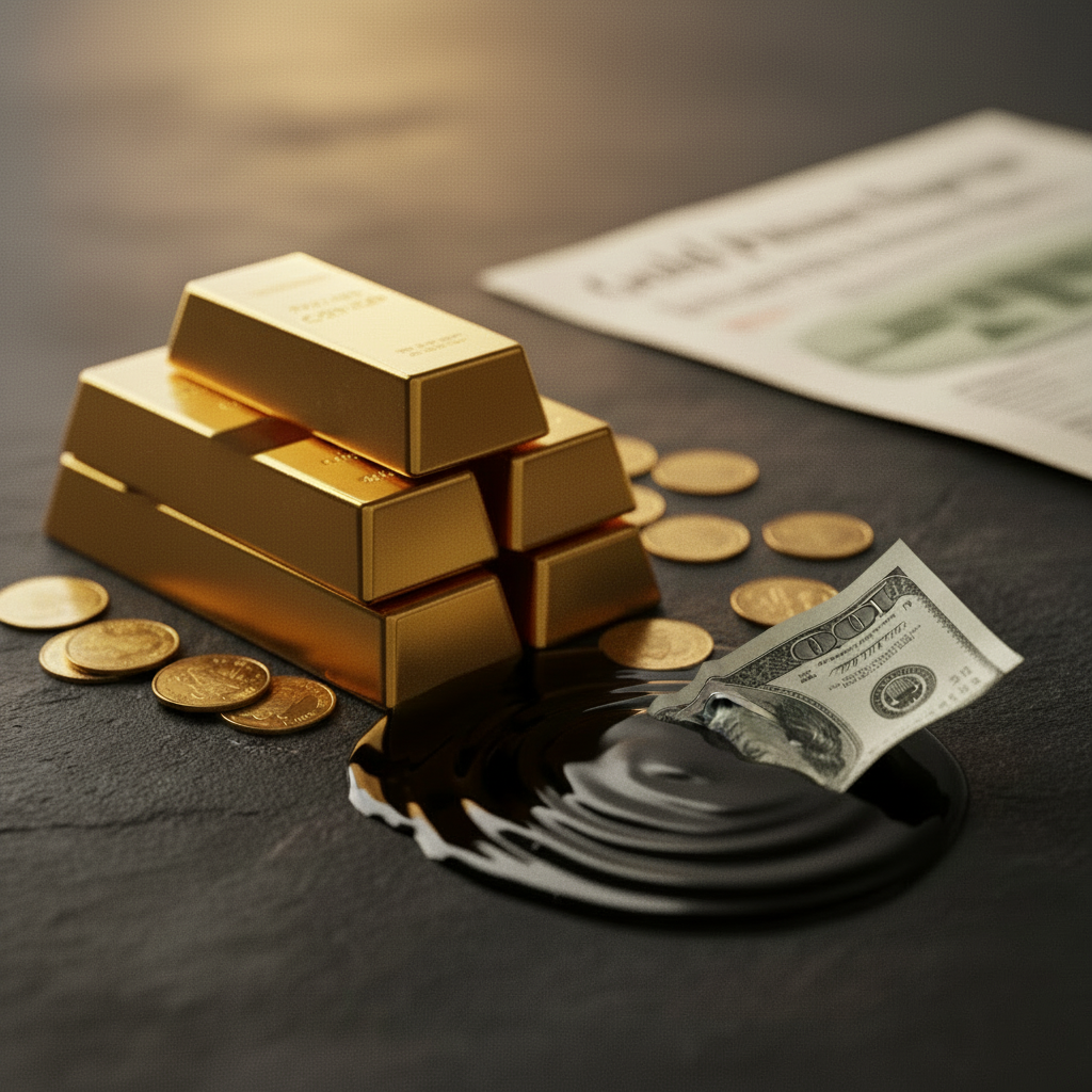 Gold Prices Surge as Oil and U.S. Dollar Slide