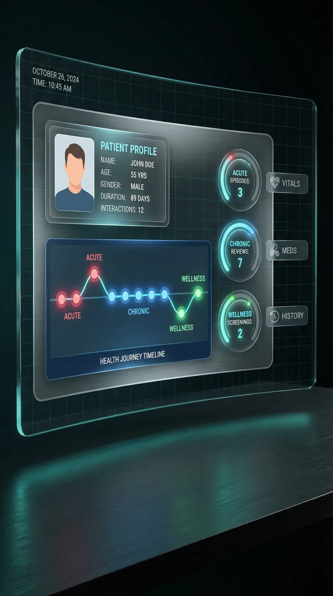 健康旅程仪表盘