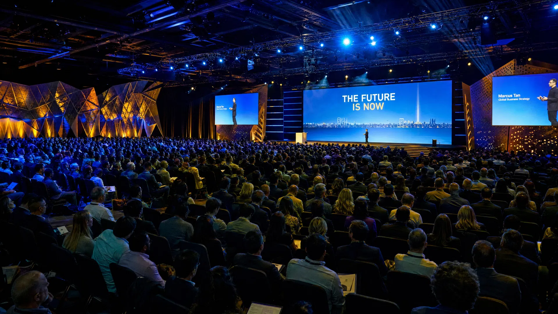 Audiência em evento EventoriaPro