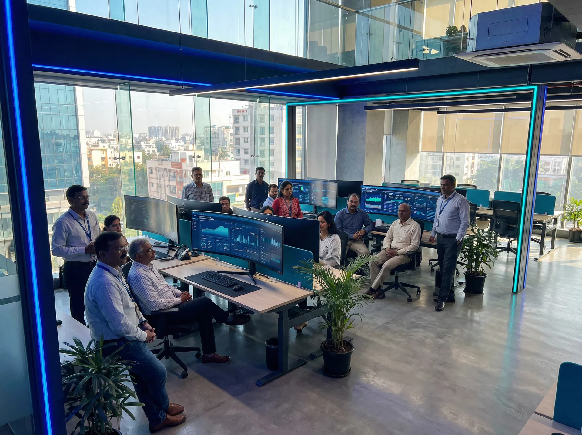 NexDigitra team in Bengaluru office