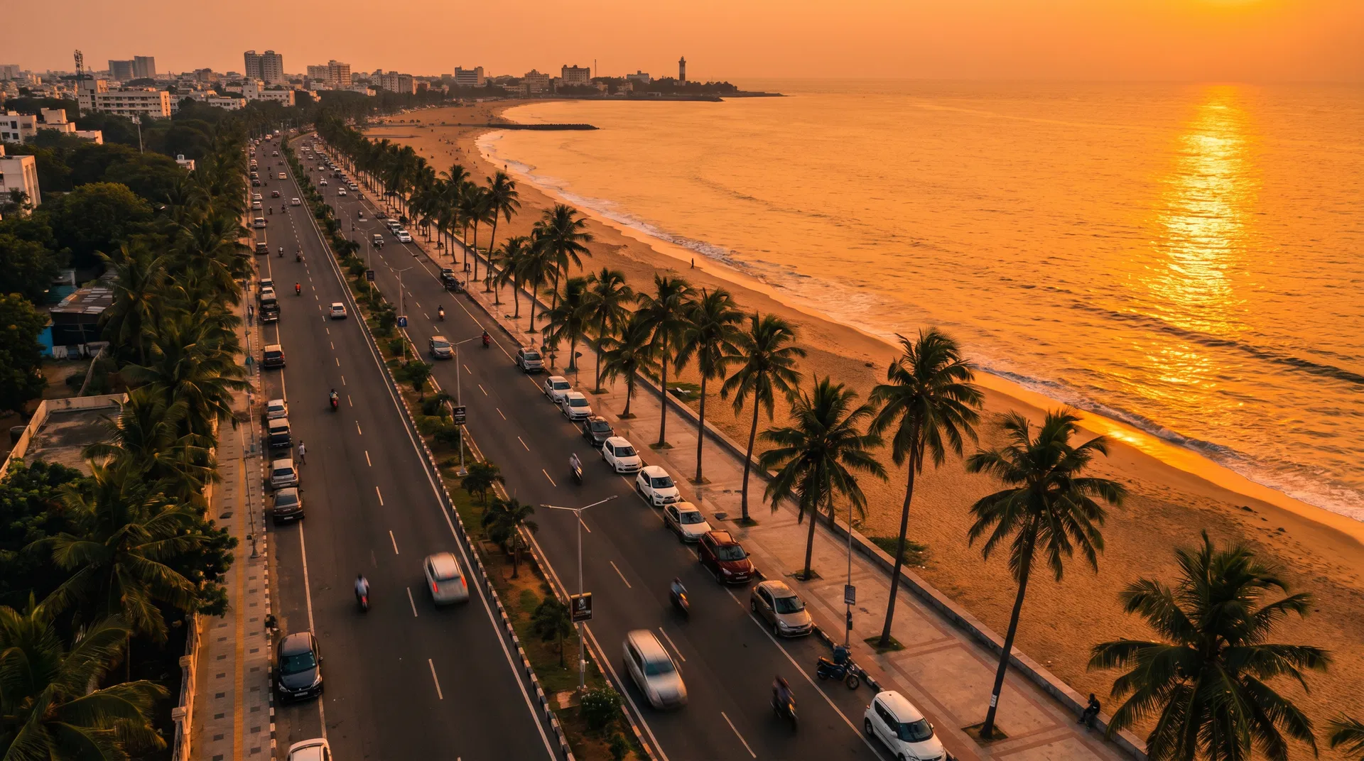 Chennai roads perfect for bike riding