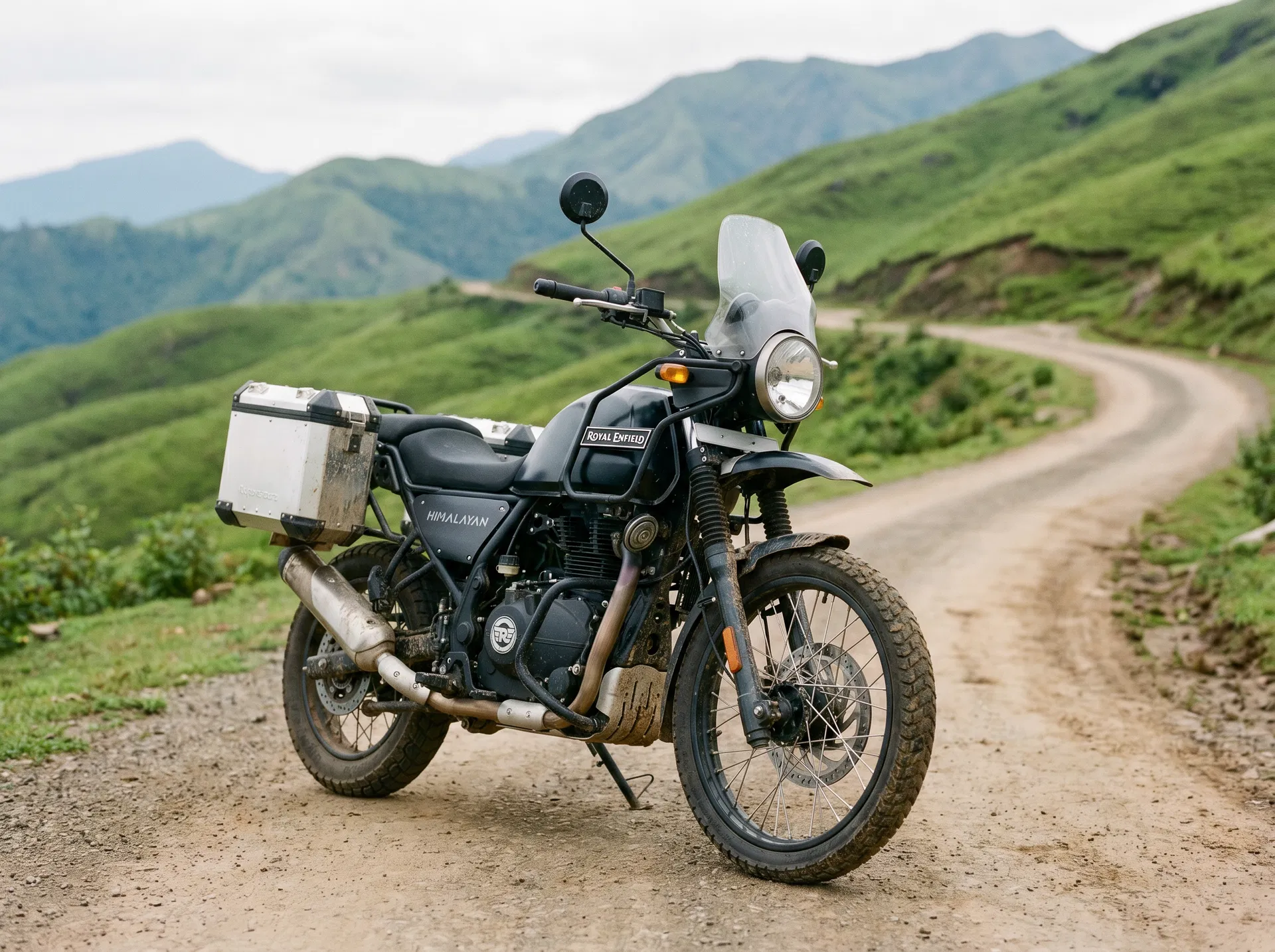 Royal Enfield Himalayan touring bike available for rent at ANNA-RAEDDY Chennai