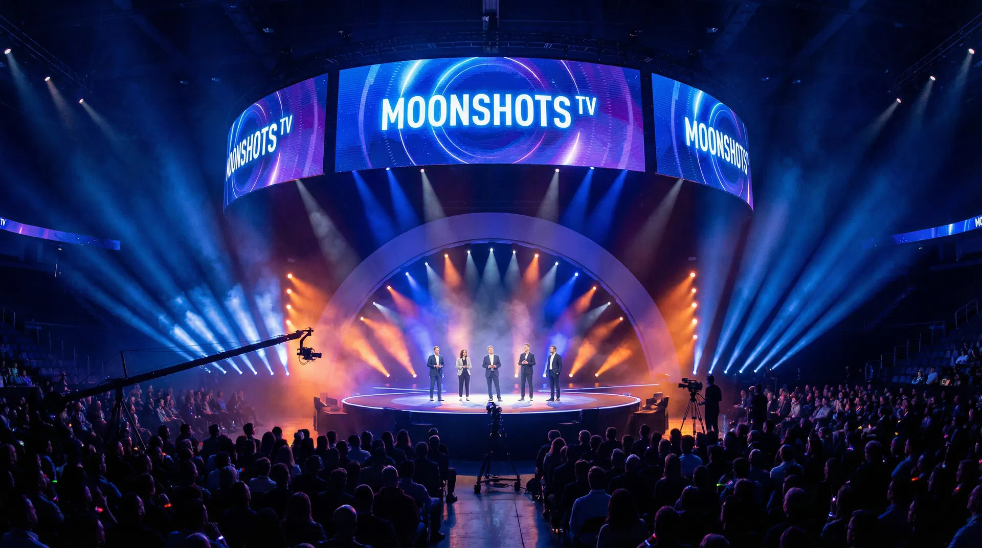 Moonshots.TV global broadcast stage