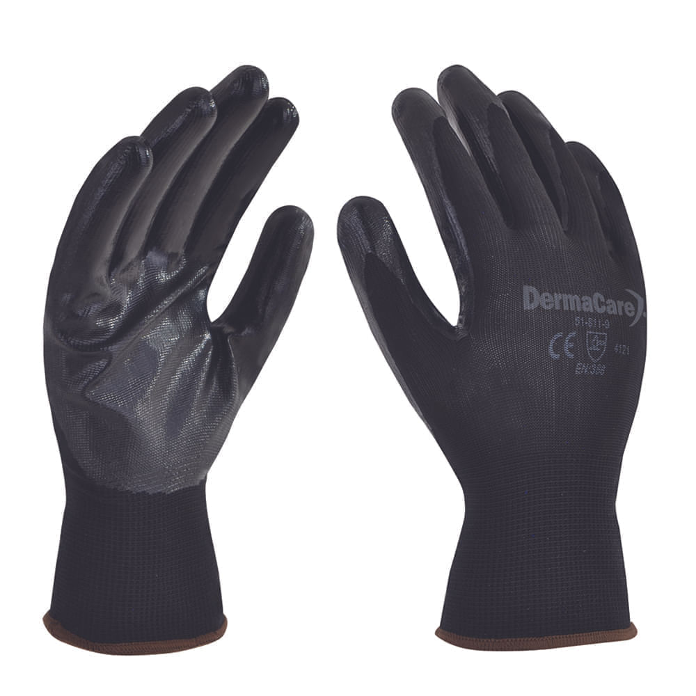 Guantes de nylon con nitrilo  51-811
