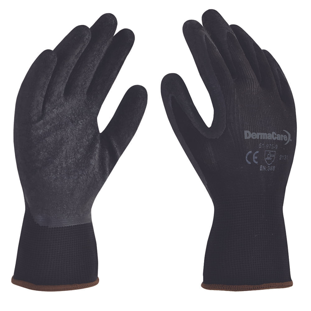 Guantes de nylon DermaCare 51-975 recubrimiento látex | SafetyStore