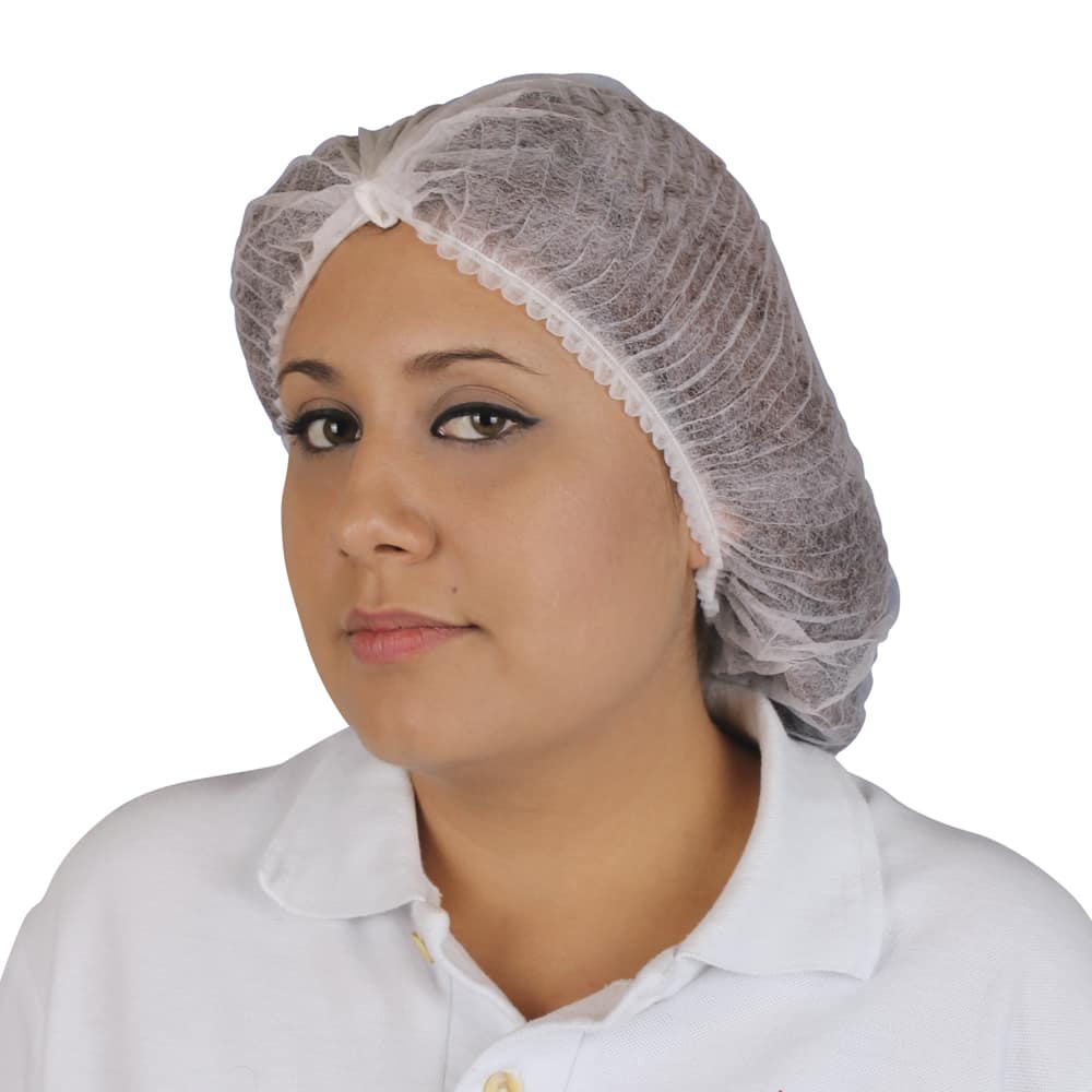 Cofia plisada blanca DermaCare | SafetyStore