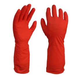 GUANTE NITRILO ROJO USO GENERAL