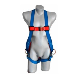 ARNÉS DE CUERPO COMPLETO EN H CON 3 ANILLOS