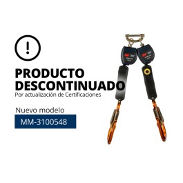 DBI-SALA NANO-LOK ANTICAÍDAS AUTORRETRÁCTIL BRAZOS GEMELOS TEJIDO 1.8M