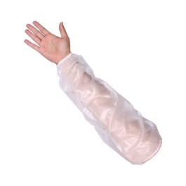 MANGA DE PLASTICO TRANSPARENTE