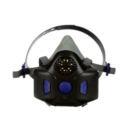 RESPIRADOR MEDIA CARA CON DIAFRAGMA PARLANTE SECURE CLICK TALLA GRANDE PROMO