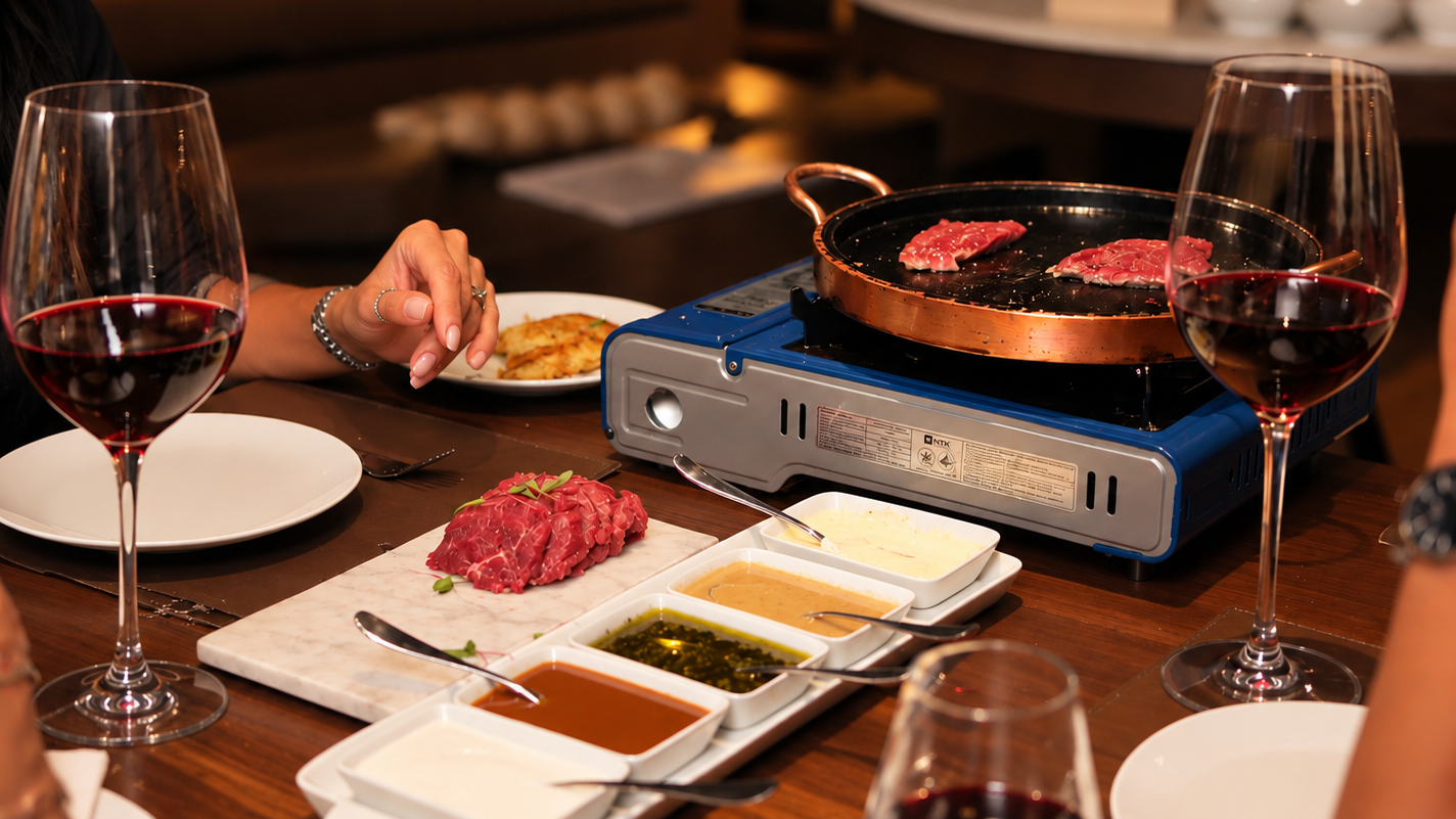 Fondue de Carne & 3 vinhos, foto 1