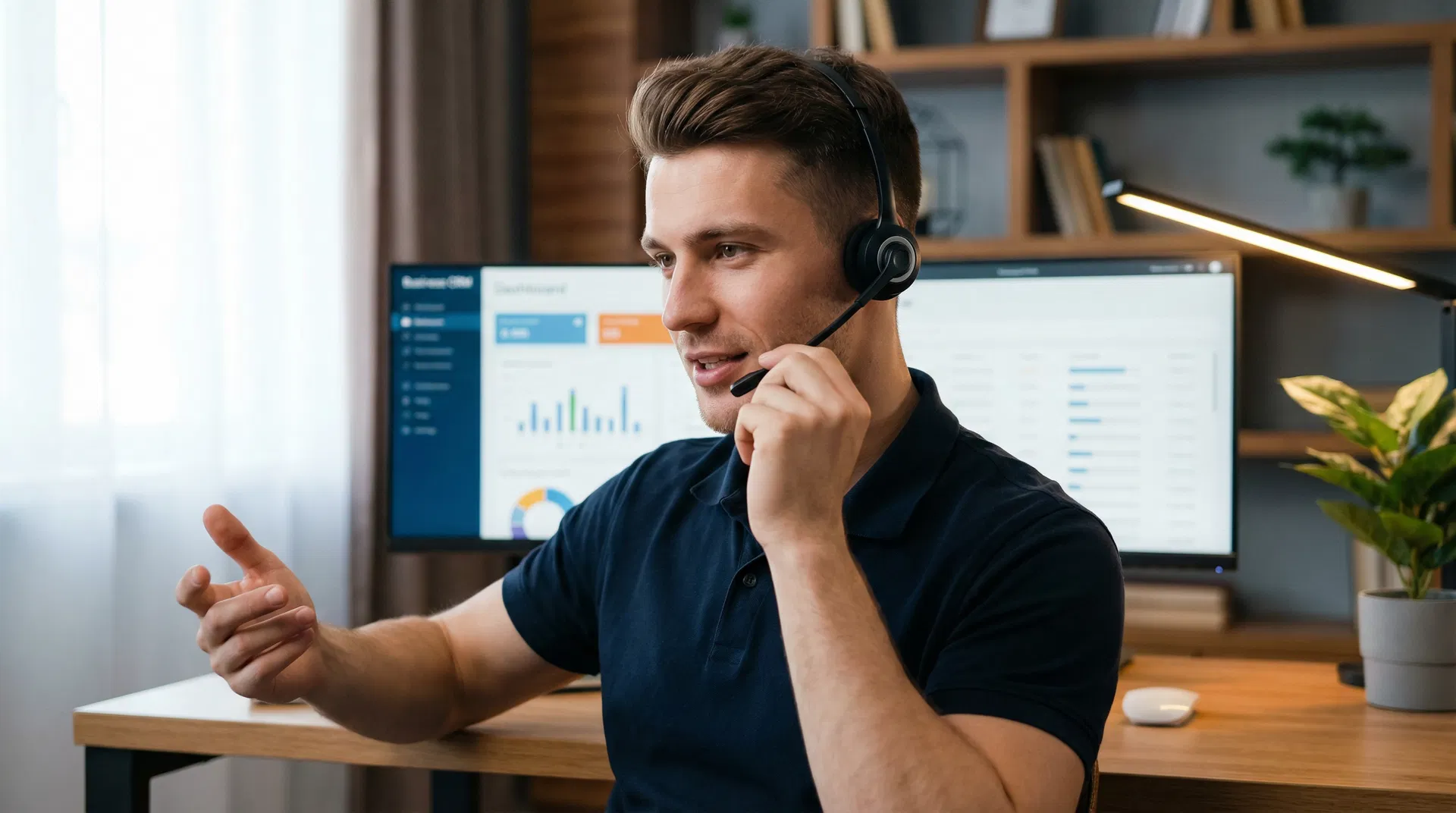 Sales Professional bei der Arbeit